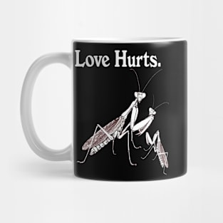 Love Hurts Praying Mantis Insect Mug